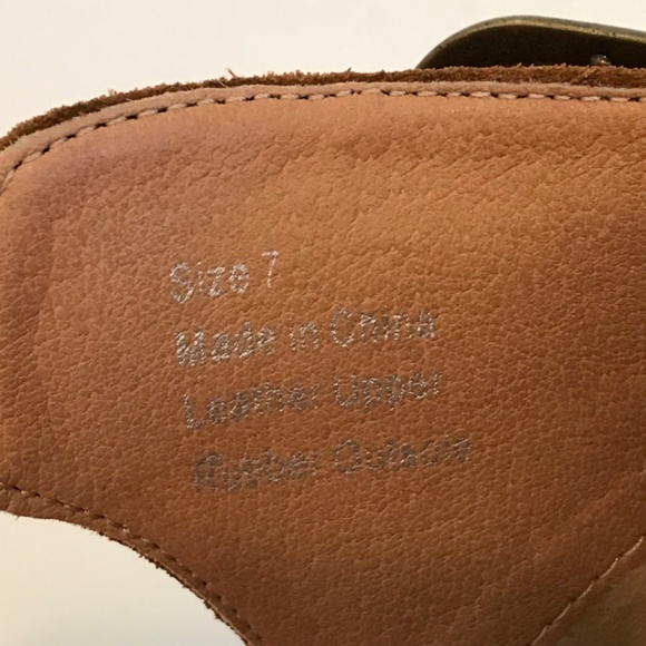 SBICCA Suede Ankle Boots Bohemian Chunky Block Heel Booties Women’s Size 7 - Picture 13 of 16